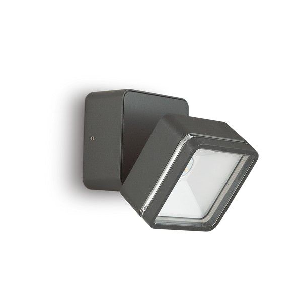 Ideal Lux 285511 OMEGA SQUARE vonkajšie nástenné svietidlo LED 7W/650lm 4000K IP54 antracit