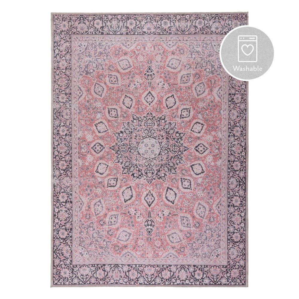 Ružový prateľný koberec 160x230 cm FOLD Somerton – Flair Rugs