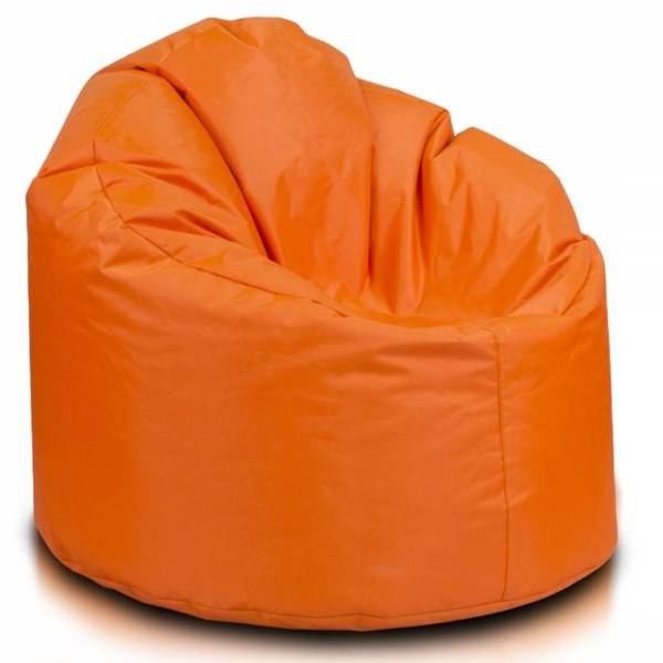 Sedací vak hruška Star polyester TiaHome - Oranžová