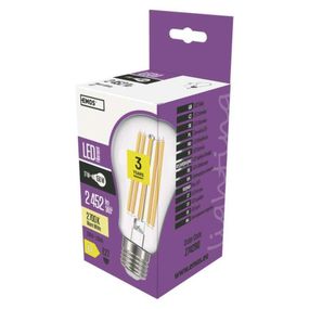 EMOS LED žárovka Filament A67 A++ 17W E27 teplá bílá Z74290