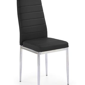 Jedálenská stolička K70C-NEW (chrómová + čierna)