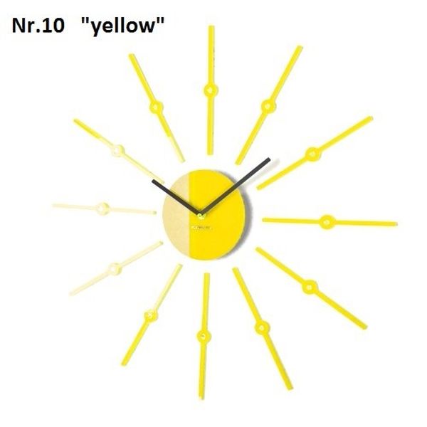 DomTextilu Nalepovacie hodiny v tvare slnka 8705-23923