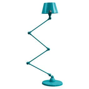 Jieldé Aicler AID433 stojaca lampa 4x30 cm, modrá, Obývacia izba / jedáleň, hliník, oceľ, E14, 25W, K: 132cm