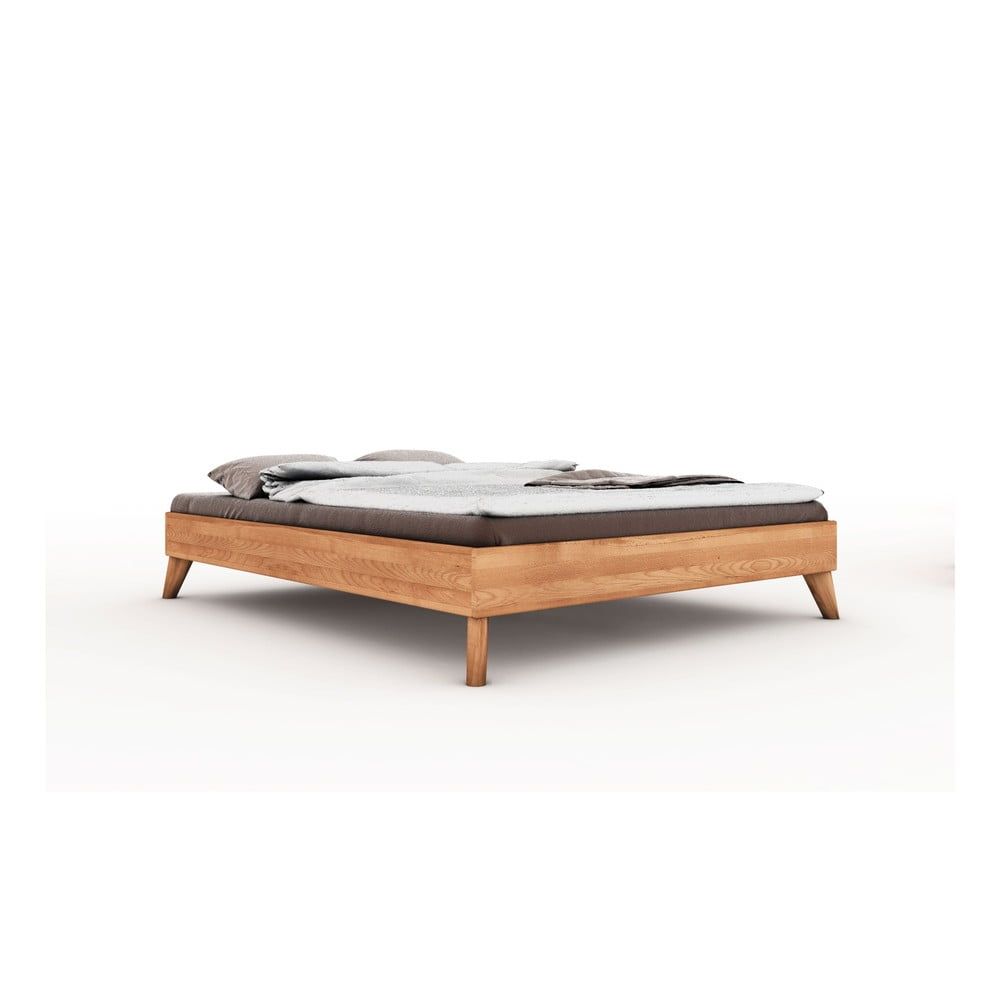 Dvojlôžková posteľ z bukového dreva 200x200 cm Greg - The Beds