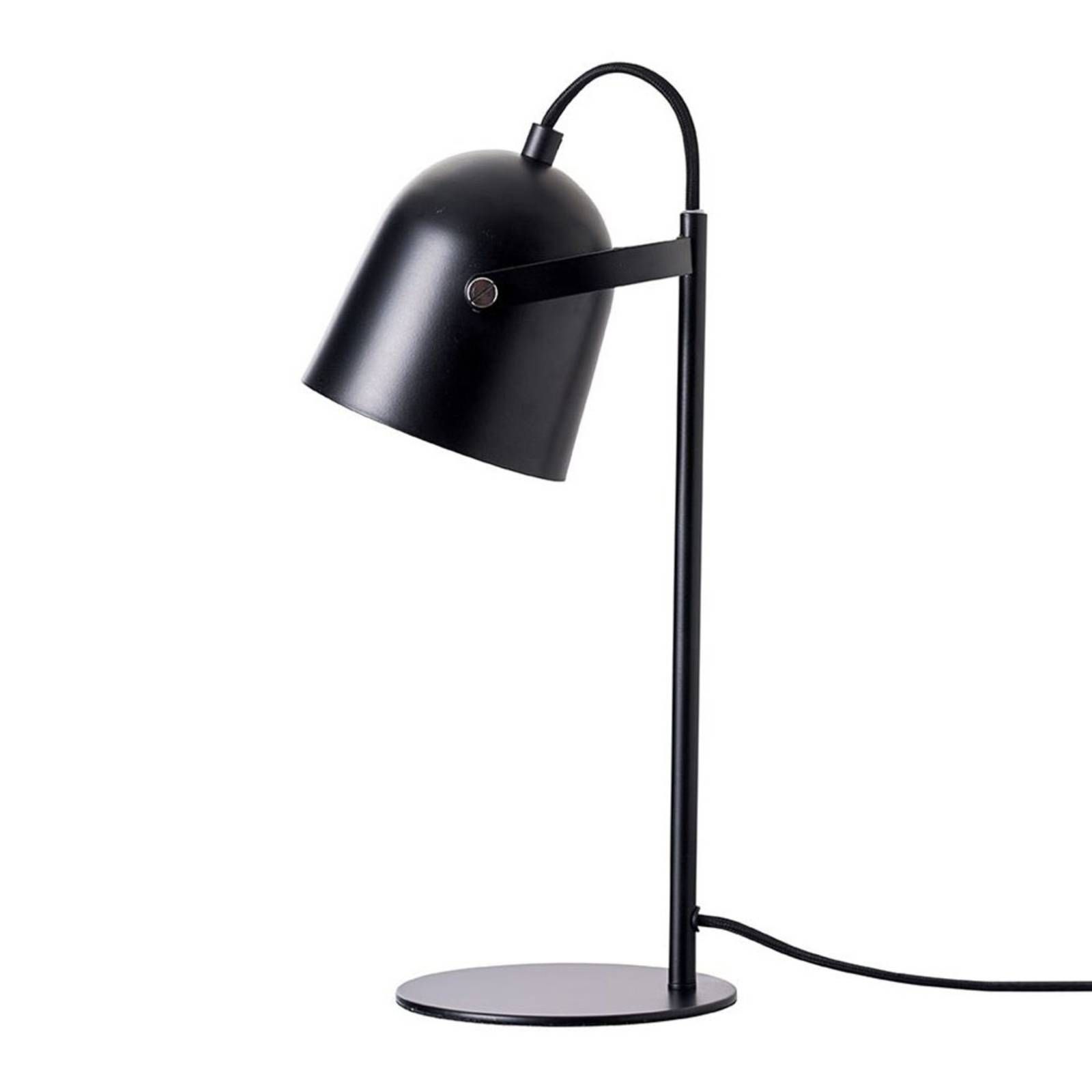 Dyberg Larsen Oslo stolná lampa z kovu, čierna, Spálňa, oceľ, E14, 40W, K: 37cm