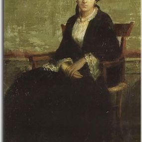 Portrait of Genevieve Celine zs17421 - obraz