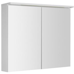 AQUALINE - KAWA STRIP Galérka s LED osvetlením 80x70x22cm, biela WGL80S