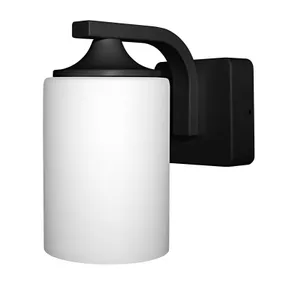 LEDVANCE Endura Classic Lantern Cylinder čierna, odliatok hliníkovej zliatiny, sklo, E27, 15W, L: 11.8 cm, K: 21.2cm