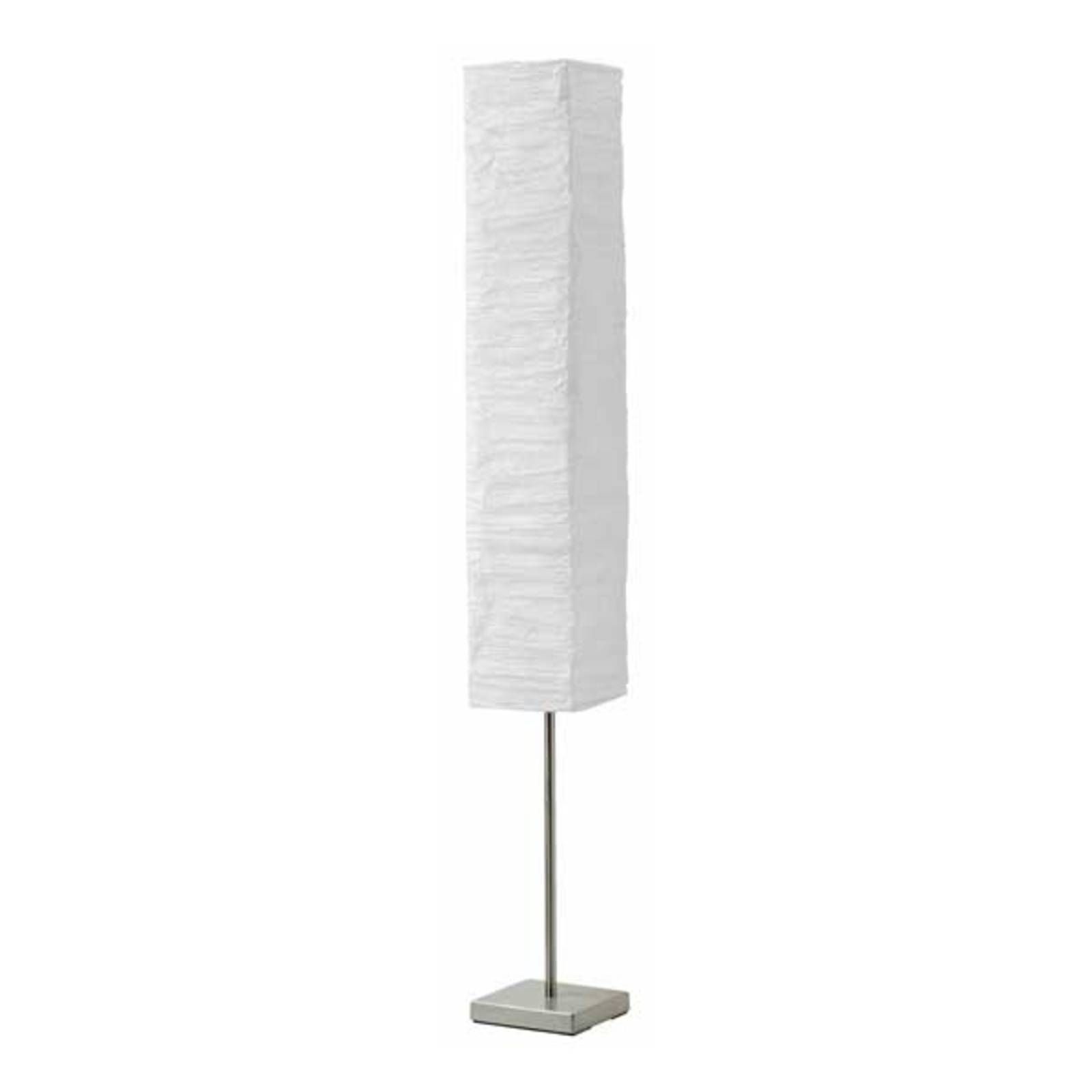 Brilliant Všestranná stojaca lampa Nerva biela, Obývacia izba / jedáleň, kov, papier, E14, 40W, L: 18.5 cm, K: 146cm