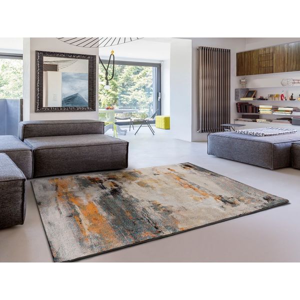 Okrovo žlto-sivý koberec 160x230 cm Eider - Universal