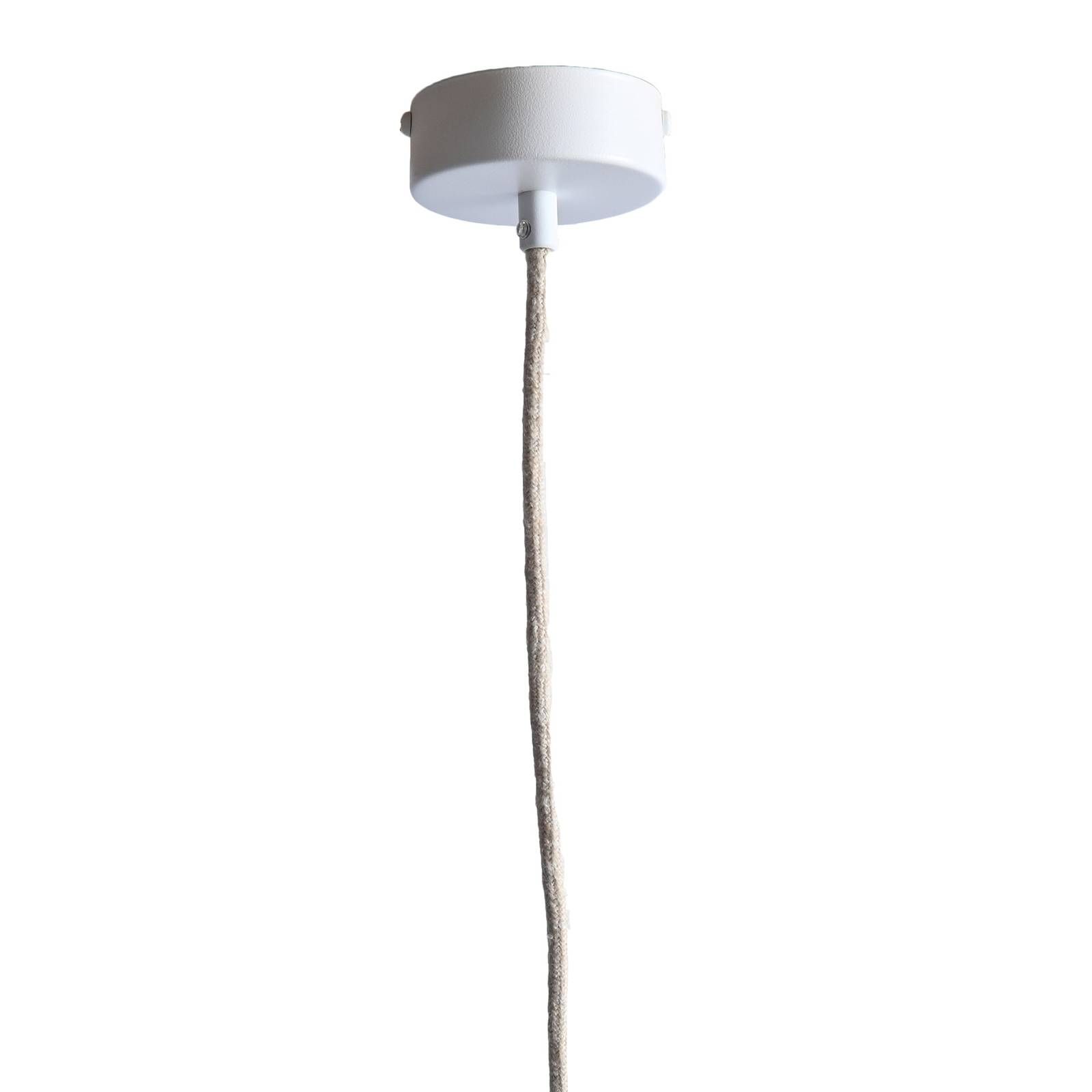 LeuchtNatur Nux závesná lampa, orech európ./biela, Obývacia izba / jedáleň, drevo, kov, E27, 10W, K: 30cm