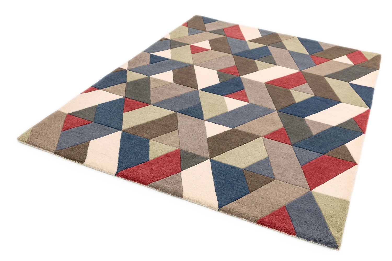 Asiatic London koberce AKCIA: 120x170 cm Ručne všívaný kusový koberec Funk Chevron multi - 120x170 cm