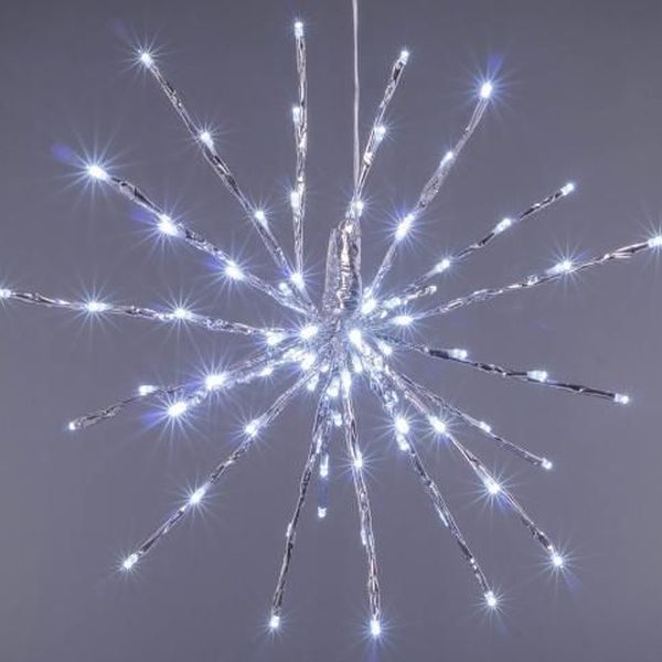 NEXOS osvetlenie - meteorický dážď,120 LED, studená biela