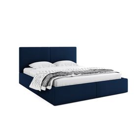 Čalúnená posteľ HILTON 120x200 cm Modrá