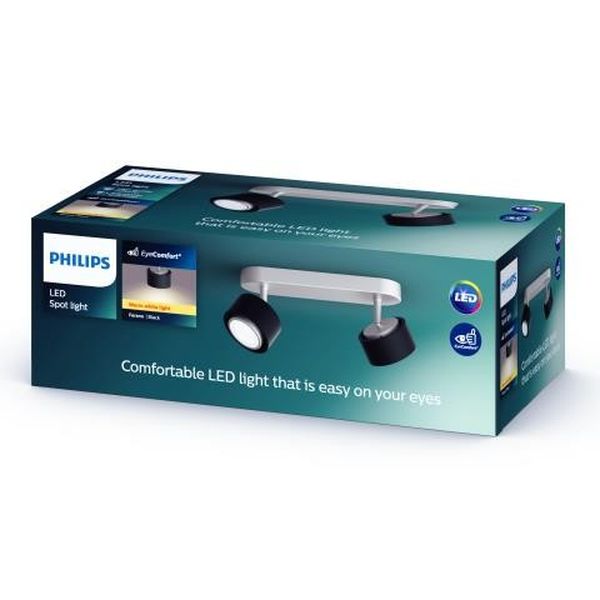 Philips 50652/30/P0 LED stropné svietidlo Ferano 2x4,3W|2700K - EyeComfort