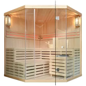 M-SPA - Suchá sauna s rúrou pre 4 osoby 180 x 180 x 200 cm