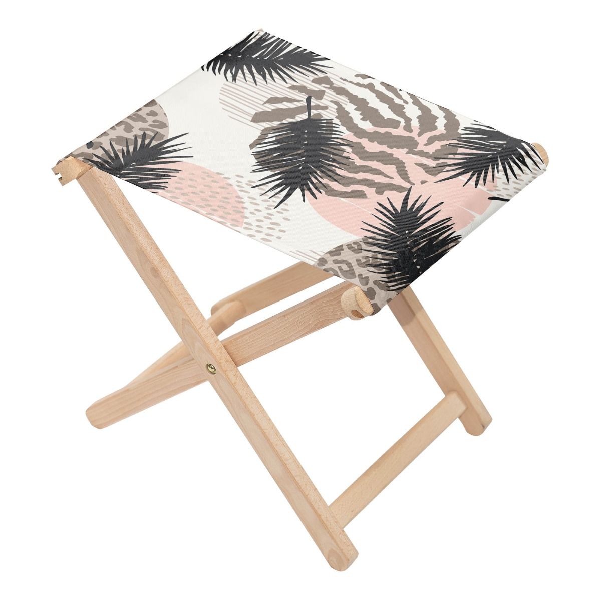 Rozkladacia stolička Animal and Tropical Geometric