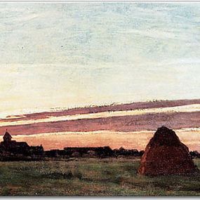 Obraz Claude Monet - Haystacks at Chailly zs17735