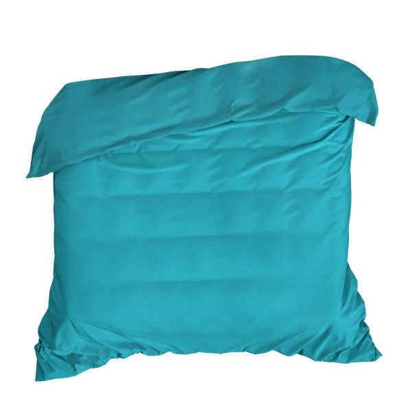 DomTextilu Tyrkysová posteľná obliečka na palón z bavlny so saténovým leskom 44699-208664