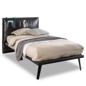 ČILEK - Študentská posteľ 100x200 cm DARK METAL