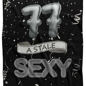 Deka Stále sexy – Čierna (vek: 77, Podšitie baránkom: NE)