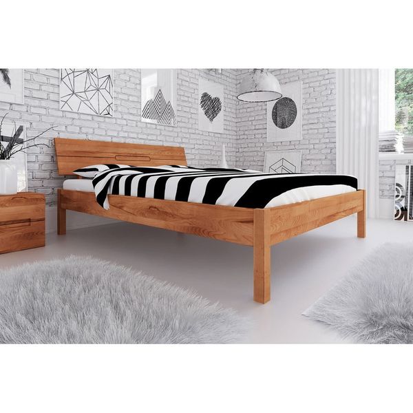 Dvojlôžková posteľ z bukového dreva 200x200 cm Vento - The Beds