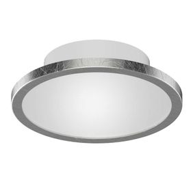 LIGHTME LED svetlo Aqua Ø 14, 7cm lístkové striebro, Kúpeľňa, plast, hliník, GX53, 8W, K: 4.7cm