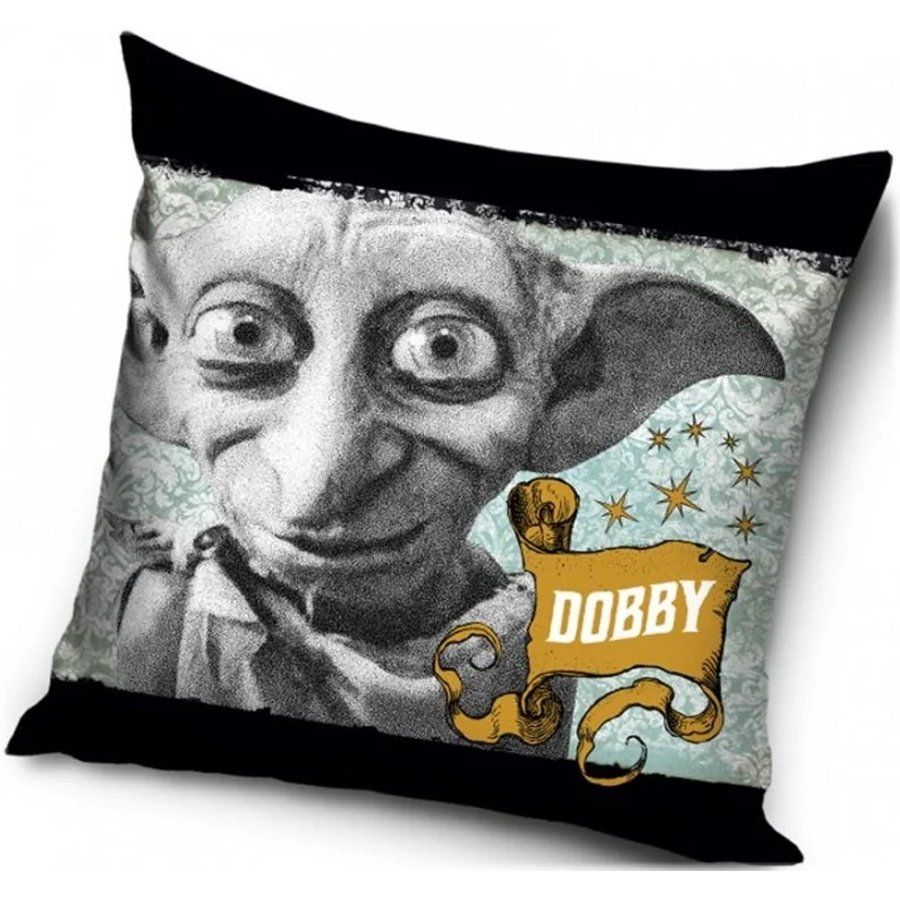 Carbotex · Povlak na vankúš Harry Potter - motív sa škriatkom Dobby - 40 x 40 cm