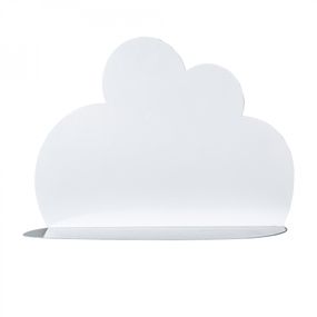 Bloomingville Kovová polička Cloud White 40 cm