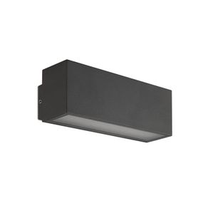 REDO 90096 PLANIT exteriérové nástenné svietidlo CREE COB LED 10W 900/725lm 3000K IP54 antracit