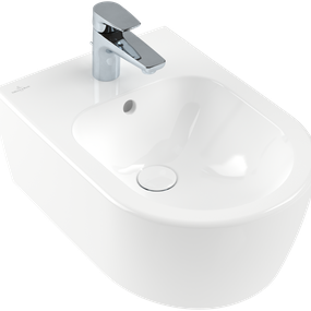 Villeroy & Boch AVENTO -  Závesný bidet, 370x530 mm, s prepadom, biela alpin 54050001