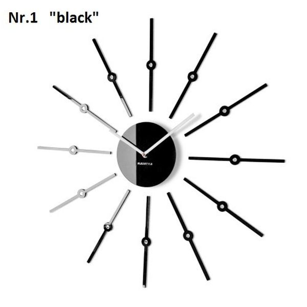 DomTextilu Nalepovacie hodiny v tvare slnka 8705-23916