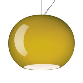 Foscarini MyLight Buds 3 závesné LED, žltozelená, Kuchyňa, ručne fúkané sklo, E27, 21W, K: 23cm