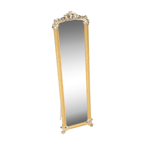 Stojanové zrkadlo, zlatá, ODINE
