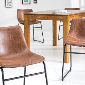 Dizajnová stolička Alba hnedá
