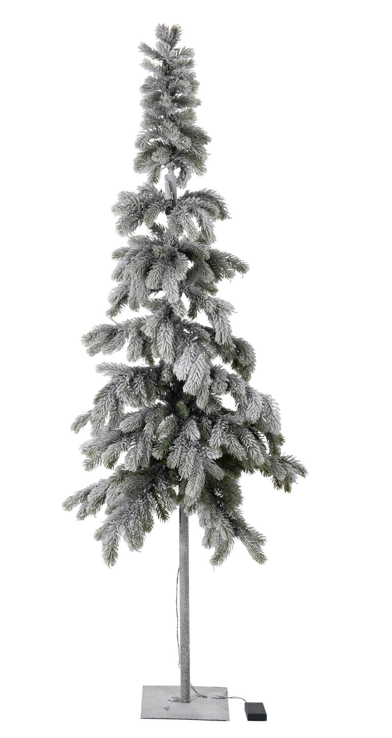 Vianočný zasnežený stromček s led svetielkami Snowy - 85*180 cm