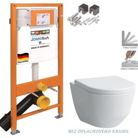 JOMOTech modul pre závesné WC bez sedátka + WC LAUFEN PRO RIMLESS + SEDADLO 174-91100700-00 LP1