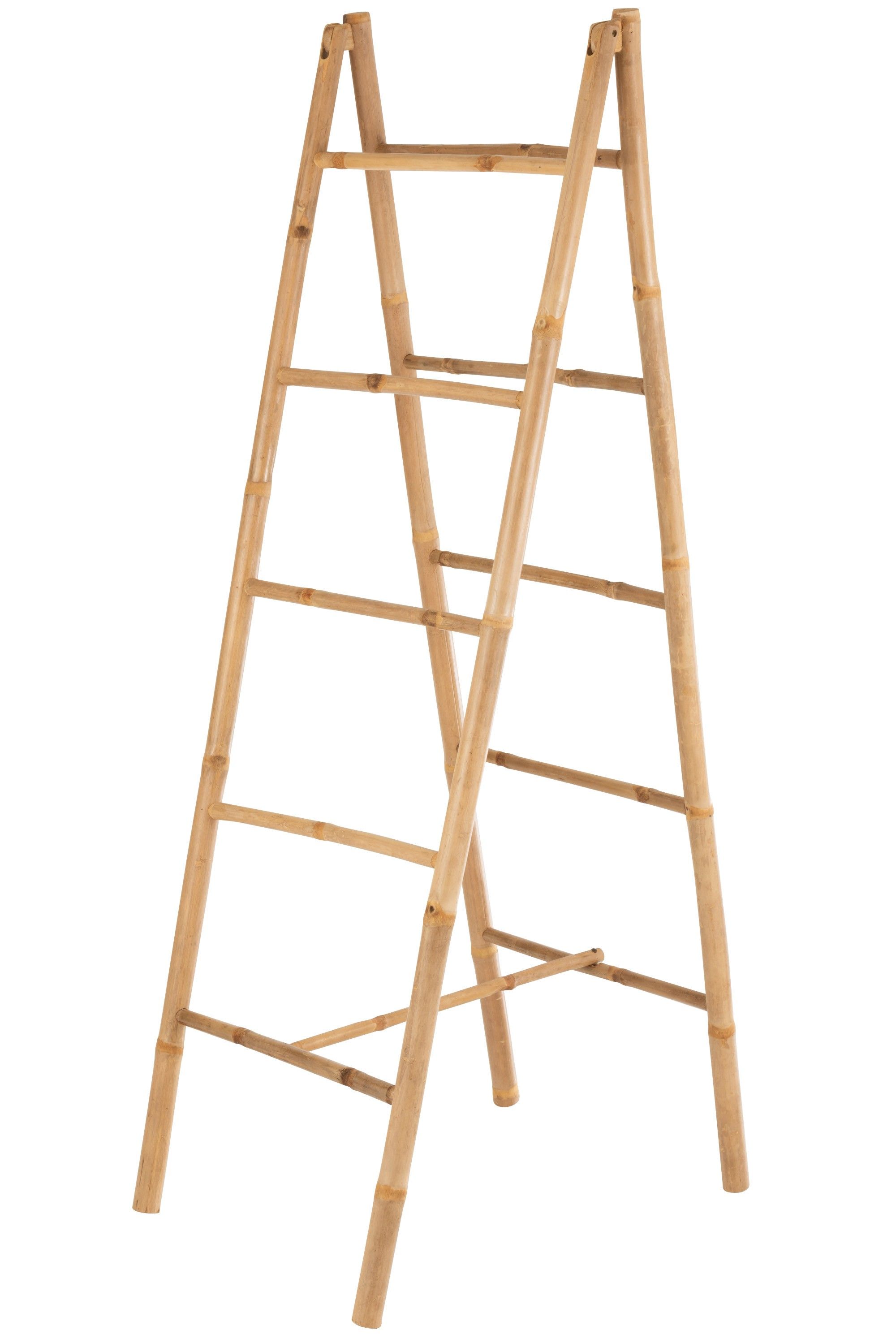 Bambusový vešiak na uteráky rebrík Double - 50 * 10 * 157 cm