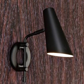 Markslöjd Nástenné svietidlo Cal s vypínačom a zástrčkou, Obývacia izba / jedáleň, kov, E14, 40W, K: 26cm