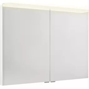 SAPHO - LINEX galérka s LED osvetlením, 100x70x15cm, biela LX100-0030