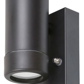 Rabalux venkovní nástěnné svítidlo Medina GU10 2X MAX 10W matná černá IP44 8835