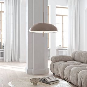 DFTP by Nordlux Závesné svietidlo Versale, hnedá, Obývacia izba / jedáleň, kov, plast, E27, 15W, K: 41cm
