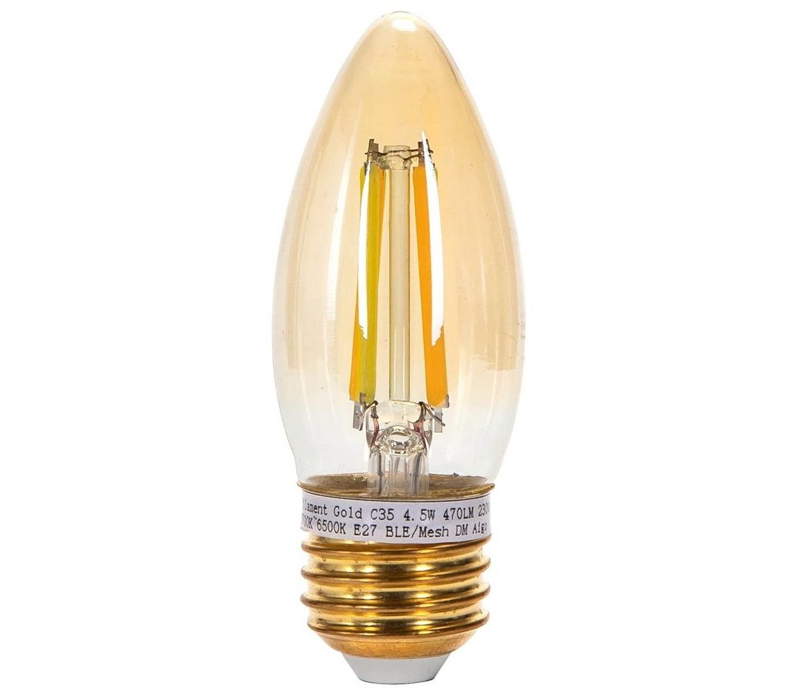 LED Žiarovka FILAMENT C35 E27/4,5W/230V 2700-6500K - Aigostar