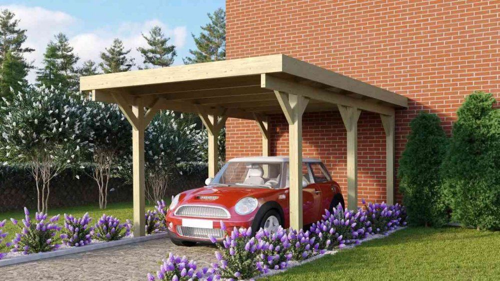 Drevený prístrešok / carport CLASSIC 1A  Lanitplast