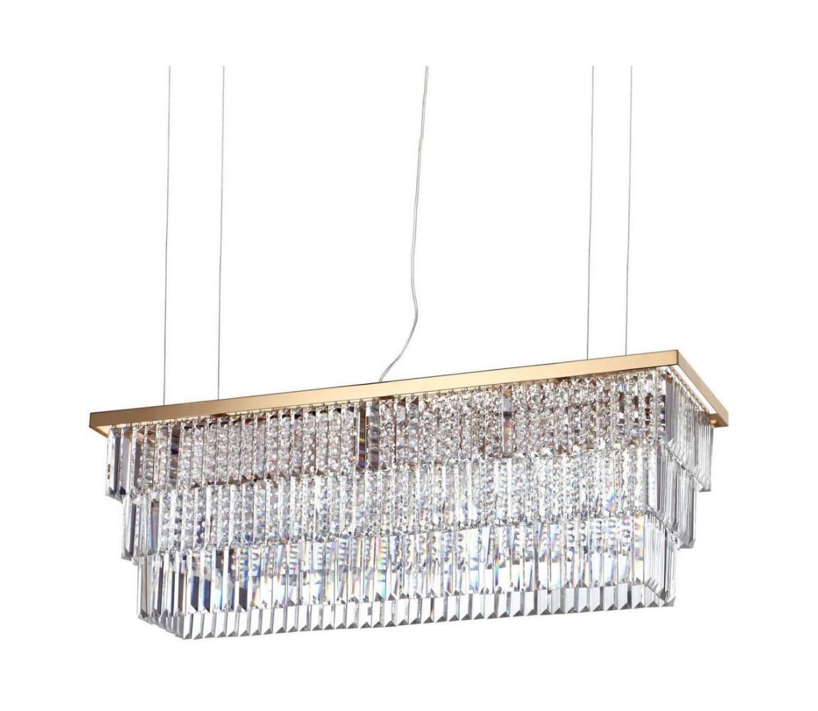 Ideal Lux - Krištáľový luster na lanku MARTINEZ 8xE14/40W/230V