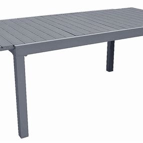 Stôl záhradný rozkladací CALVIN (sivý)