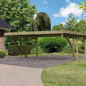 Drevený prístrešok / carport CLASSIC 1C Lanitplast