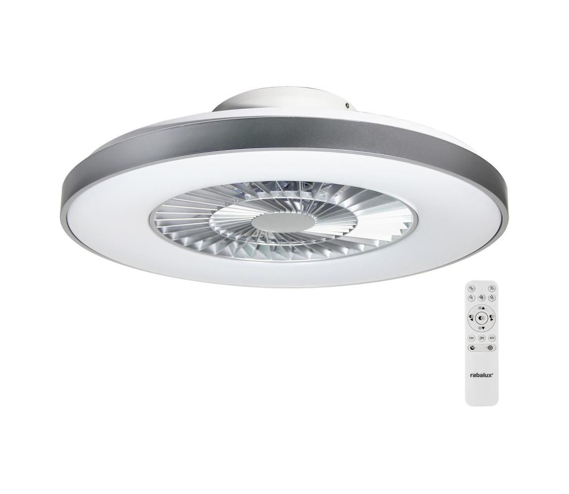 Rabalux - LED Stmievateľné stropné svietidlo s ventilátorom LED/40W/230V + DO