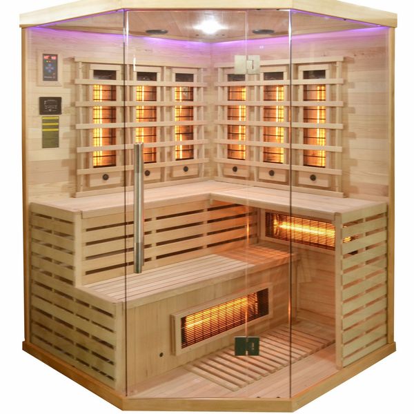 Sanotechnik - DELUXE - infrasauna pre 4 osoby, 150 x 120 x 200 cm