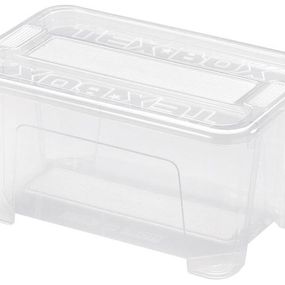 heidrun Plastový úložný box s vekom HEIDRUN TexBox 4,5l